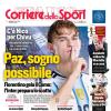 PRIMA PAGINA – Corriere dello Sport: "Paz, sogno possibile"
