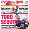 La prima pagina del Corriere dello Sport titola così su Lautaro: "Toro seduto"