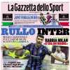 L'apertura de La Gazzetta dello Sport: "Rullo Inter"