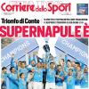 PRIMA PAGINA - Corriere dello Sport: "Supernapule è"