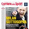 PRIMA PAGINA - Corriere dello Sport: "Milan sottosopra"