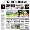 PRIMA PAGINA - L’Eco di Bergamo: "Scalvini sfortunato ma ancora ko, stop di 3 settimane"