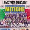 PRIMA PAGINA - Gazzetta dello Sport: "Mitiche"