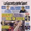 PRIMA PAGINA - La Gazzetta dello Sport: "Chi vince sorpassa"