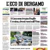 PRIMA PAGINA - L’Eco di Bergamo: "Scamacca al lavoro con il gruppo, il rientro si avvicina"
