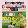 Anche la Juventus è fuori dalla Champions, La Gazzetta dello Sport titola: "Euro disastro"