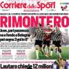 Il Corriere dello Sport apre: "Juve a picco a Bologna, poi pari pazzesco"