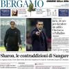 PRIMA PAGINA - Corriere di Bergamo: "Juric, 26 ore per decidere un addio. Ora tocca a Palladino"