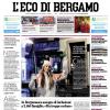 PRIMA PAGINA - L'Eco di Bergamo: "Sofia Goggia accende le Olimpiadi della Pace"