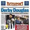 Tuttosport in apertura: "Derby Douglas". La Premier lo chiama, Motta lo rilancia