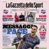 PRIMA PAGINA - La Gazzetta dello Sport: "Messaggi di pace"