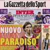 La Gazzetta dello Sport in prima pagina: "Nuovo Milan paradiso, Roma ko 3-1"