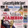 PRIMA PAGINA - La Gazzetta dello Sport: "Intervista a Cardinale: Milan cambio"