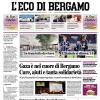 PRIMA PAGINA - L’Eco di Bergamo: "L’Atalanta si ritrova: 1-1"