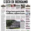 PRIMA PAGINA – L'Eco di Bergamo: "Atalanta, un attacco già su misura per il calcio di Sarri"