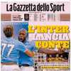 L'apertura de La Gazzetta dello Sport: "L'Inter lancia Conte"