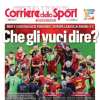 Roma k.o. in finale, l'apertura del Corriere dello Sport: "Che gli vuoi dire?"