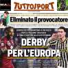 "Derby per l'Europa": Tuttosport in prima pagina sul peso di Torino-Juventus