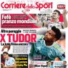 PRIMA PAGINA - Corriere dello Sport: "Altro pareggio per Tudor: 1-1 con l’Atalanta"