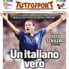 Tuttosport stamani in apertura omaggia così Totò Schillaci: "Un italiano vero"