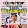 PRIMA PAGINA - La Gazzetta dello Sport: "Inzaghi va, c'è Fabregas"