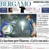 PRIMA PAGINA - Corriere di Bergamo: "Urlo Atalanta: 4-1 al Borussia. Notte magica per gli ottavi di Champions"