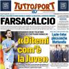 PRIMA PAGINA - Tuttosport: "Farsacalcio. Follia: a oggi non si sanno ancora il giorno e gli orari della prossima giornata"