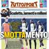 Crepe in casa Juventus, Tuttosport in apertura: "sMottamento"