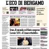PRIMA PAGINA - L'Eco di Bergamo: "L'Atalanta è pronta per le sfide decisive"