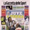 PRIMA PAGINA - La Gazzetta dello Sport: "Juve a terra"