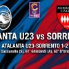 Serie C, gir. C / Atalanta U23-Sorrento 1-2, gol & highlights
