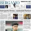 PRIMA PAGINA - Corriere di Bergamo: "Juric-Lookman, torna il sereno. Scamacca in azzurro"