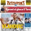 PRIMA PAGINA - TuttoSport: "Vlahovic, il Diavolo in corpo"