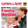 PRIMA PAGINA - Corriere dello Sport: "Il nostro Mondiale"