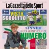 PRIMA PAGINA - Gazzetta dello Sport: "Sinner re di Montecarlo. Numero 1"