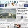 PRIMA PAGINA - Corriere di Bergamo: "Atalanta, obiettivi in linea"