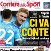 PRIMA PAGINA - Corriere dello Sport: "Ci va Conte"