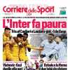 Il Corriere dello Sport apre così dopo il successo di Cagliari: "L'Inter fa paura"