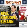 PRIMA PAGINA – Tuttosport: "Juve, si muove Elkann"