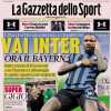 I nerazzurri volano ai quarti di Champions. La Gazzetta dello Sport: "Vai Inter, ora il Bayern"