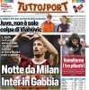 Tuttosport in prima pagina sulla vittoria rossonera: "Notte da Milan: Inter in Gabbia"