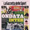 La prima pagina de La Gazzetta dello Sport sulla festa nerazzurra: "Ondata Inter"