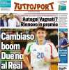 Tuttosport in apertura: "Cambiaso boom: due no al Real Madrid"