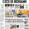 PRIMA PAGINA - L'Eco di Bergamo: "Atalanta, sfida al Bayern"