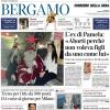 PRIMA PAGINA - Corriere di Bergamo:  Festa di compleanno con la Coppa di marmo
