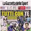 L'apertura de La Gazzetta dello Sport su Bove: "Tutti con te"