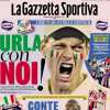 La prima pagina de La Gazzetta dello Sport: "Conte mangia Motta"