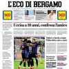 L'Eco di Bergamo titola in prima pagina: "L'Atalanta dà spettacolo, 6-1 al Verona"