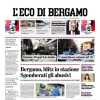 L'Eco di Bergamo in prima pagina: "Zaniolo arriva a Zingonia e firma. Oggi l'ufficialità"
