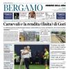 PRIMA PAGINA - Corriere di Bergamo:  "Atalanta-Roma:  L’allievo incontra il maestro"